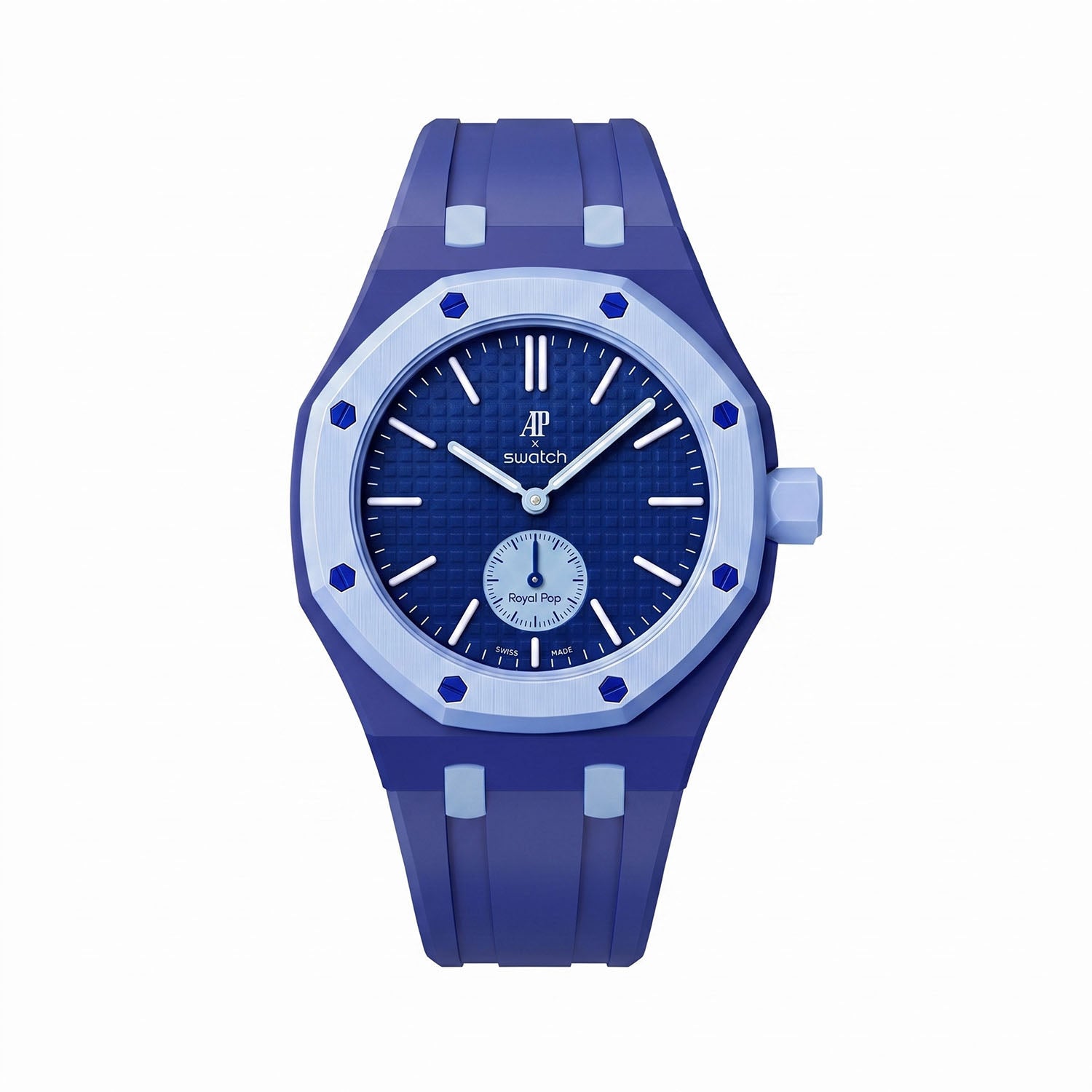 Rubber Strap & Case for AP X Swatch Royal Pop Lan Ba – IFL Watches