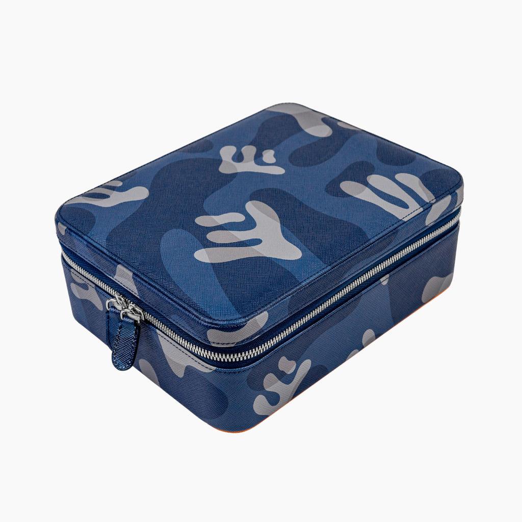 Blue Camo Watch Box – Six Watches