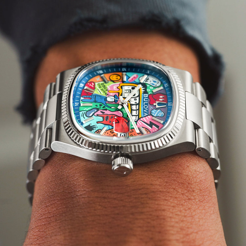 Bulova Super Seville Mural – Limited edition Bulova Super Seville with hand-painted graffiti art design, customized exclusively by IFL Watches
