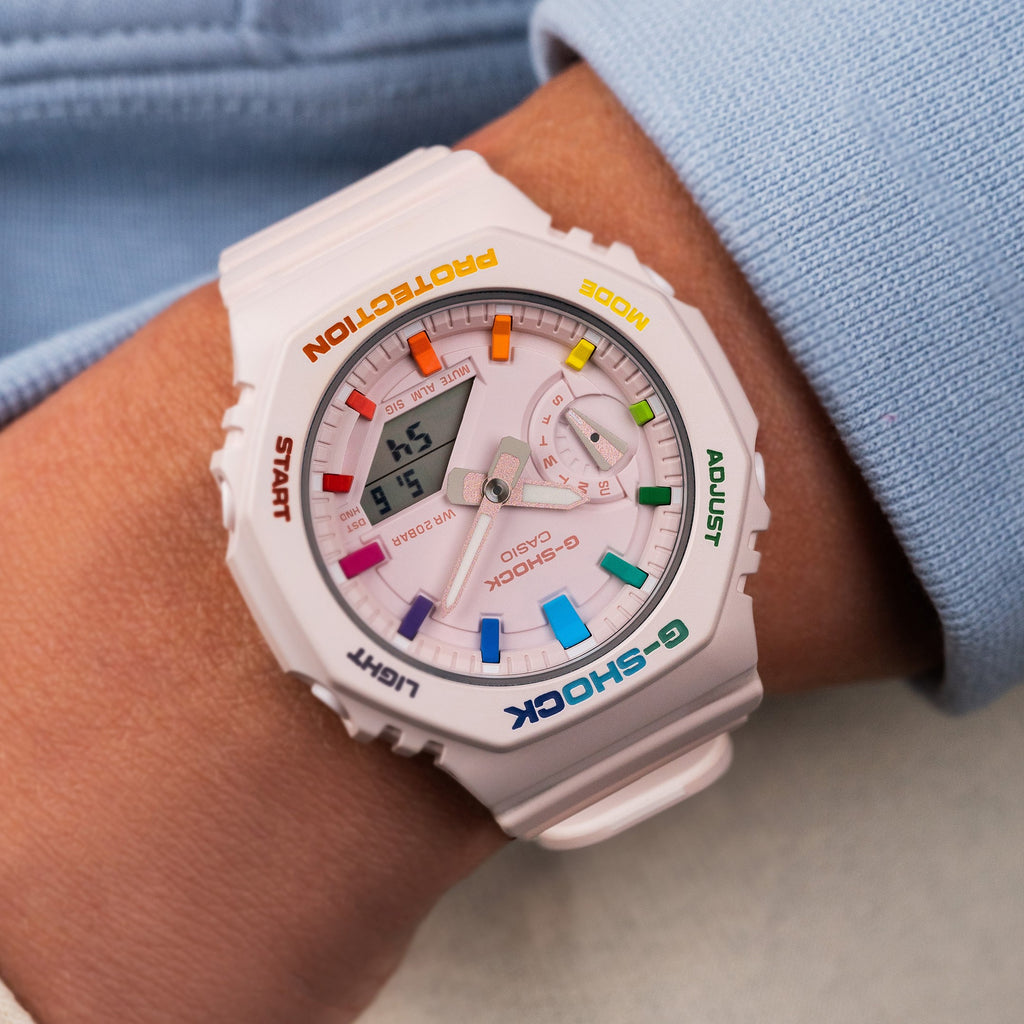 G-Shock CasiOak Mini Blush Rainbow