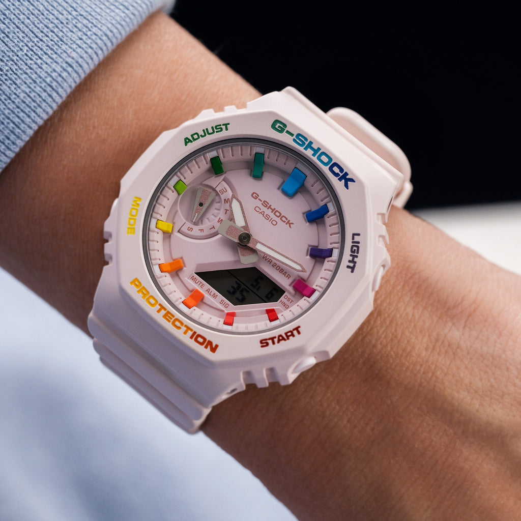 G-Shock CasiOak Mini Blush Rainbow