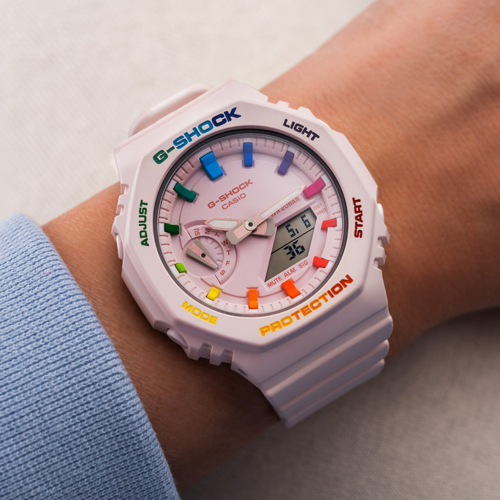 G-Shock CasiOak Mini Blush Rainbow