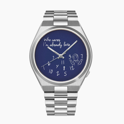 Tsuyosa Who Cares Concept – custom Citizen Tsuyosa with scattered numeral and playful message on the dial by IFL Watches