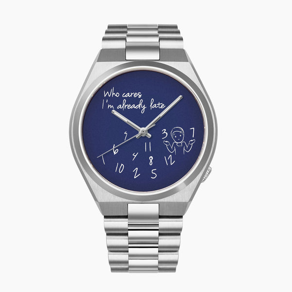 Tsuyosa Who Cares Concept – custom Citizen Tsuyosa with scattered numeral and playful message on the dial by IFL Watches