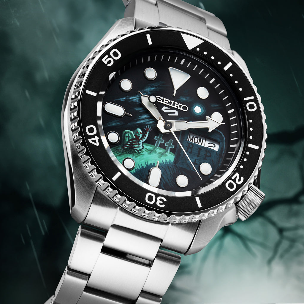GhoulZ Concept realized on Seiko 5 Sports Limited Edition
