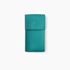 Teal Leather Watch Pouch
