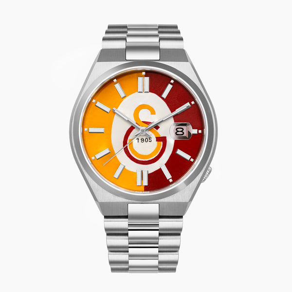 Citizen Tsuyosa 40 Aslanlar Sahada – Hand-painted custom Citizen Tsuyosa featuring Turkish football heritage in yellow and red, a bespoke timepiece by IFL Watches