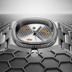 Bulova Super Seville Honeycomb – Hand-painted custom Bulova featuring honeycomb texture and bee seconds hand, a limited edition timepiece by IFL Watches