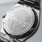 Venezianico Arsenale Legends of Arabia – Hand-painted custom dial featuring desert adventure with falcon and oil derrick, bespoke timepiece by IFL Watches