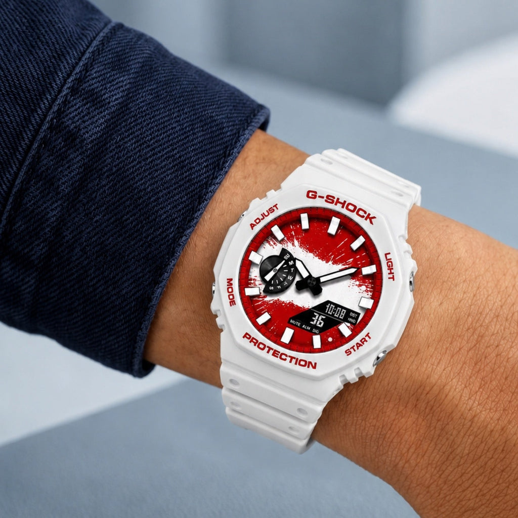 Custom Austria flag G-Shock wristwatch by IFL Watches