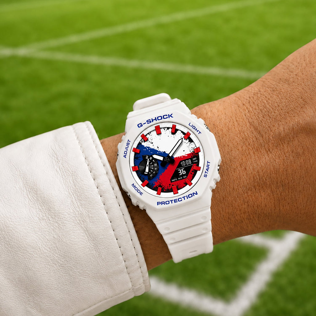 Custom Czech Republic flag G-Shock wristwatch by IFL Watches