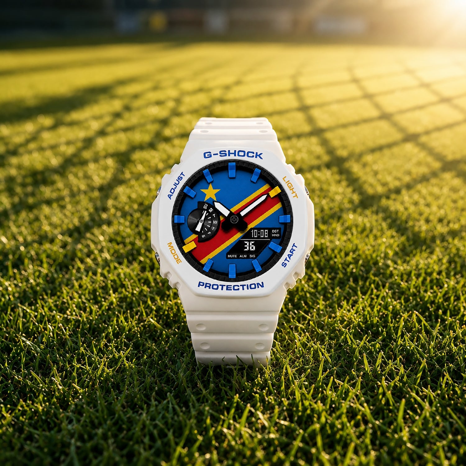 Custom DR Congo flag G-Shock wristwatch by IFL Watches