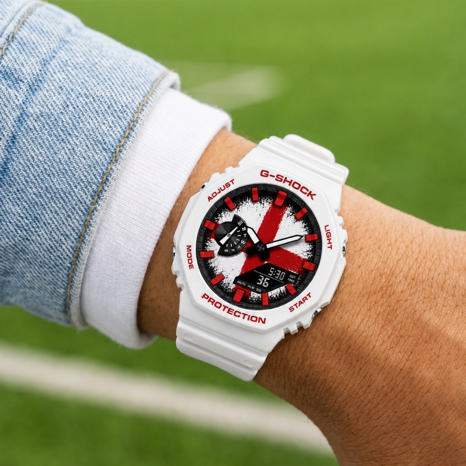 Casio G-Shock England national flag watch by IFL Watches