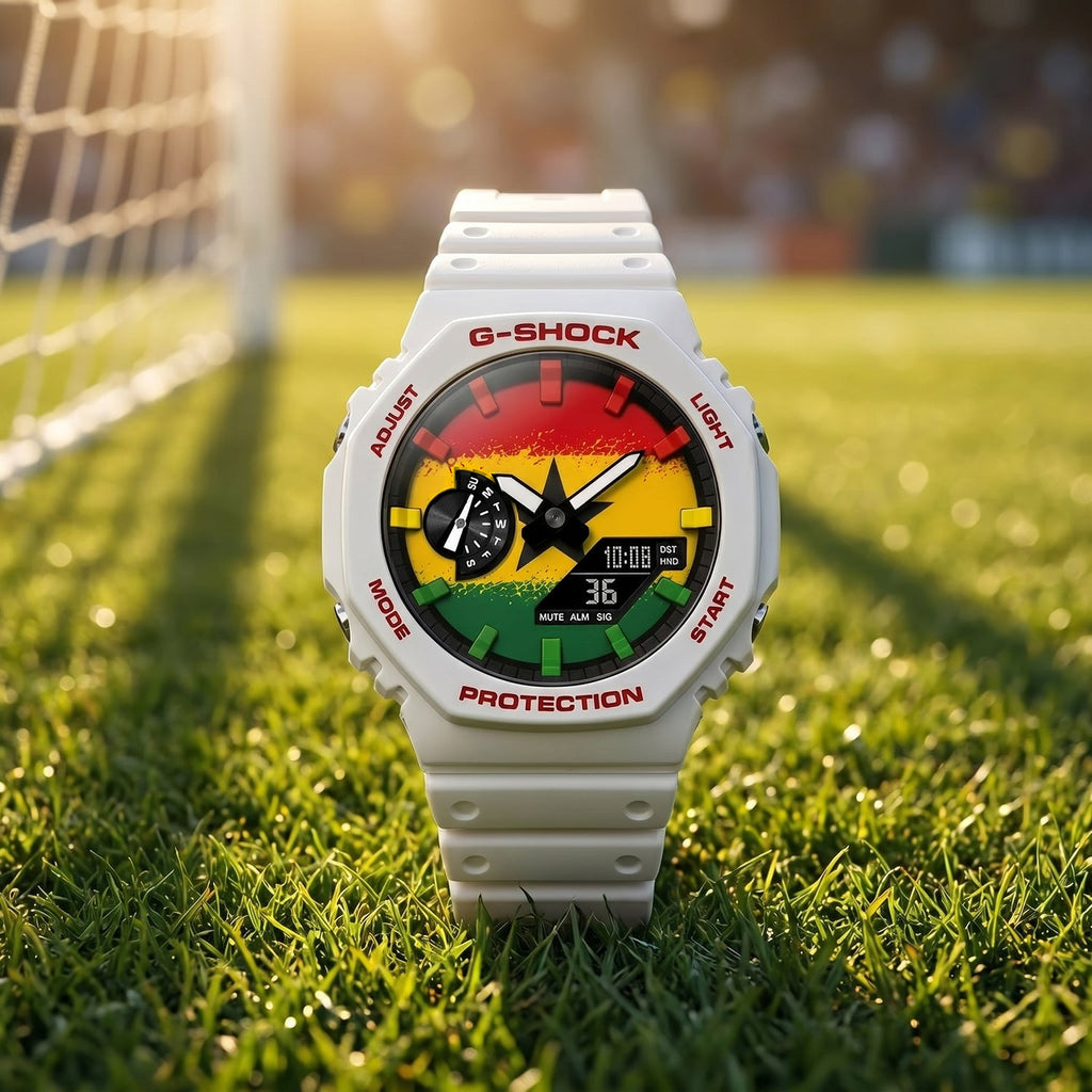 Casio G-Shock Ghana national flag watch by IFL Watches