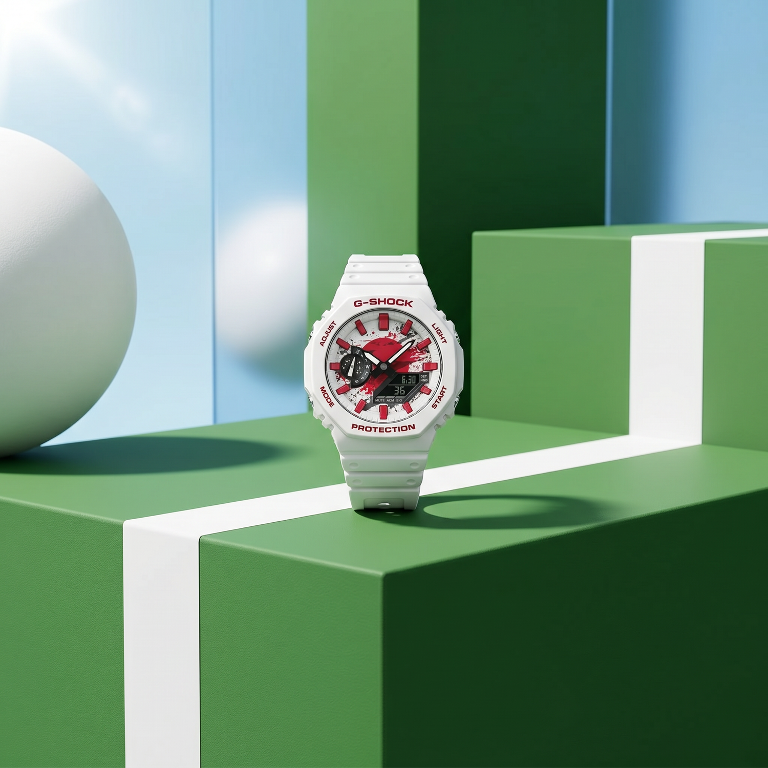 Custom Japan flag G-Shock wristwatch by IFL Watches