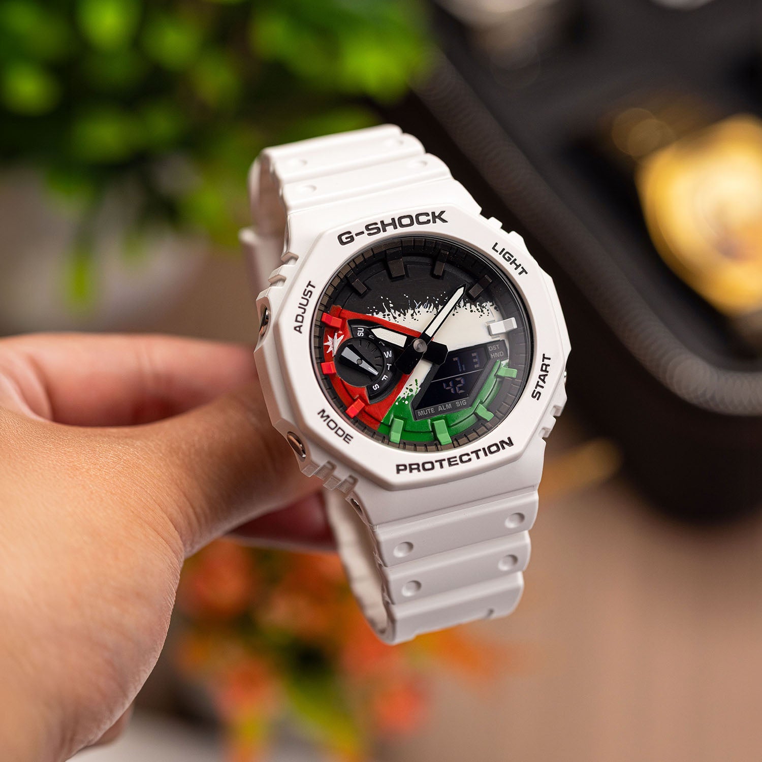 Custom Jordan flag G-Shock wristwatch by IFL Watches