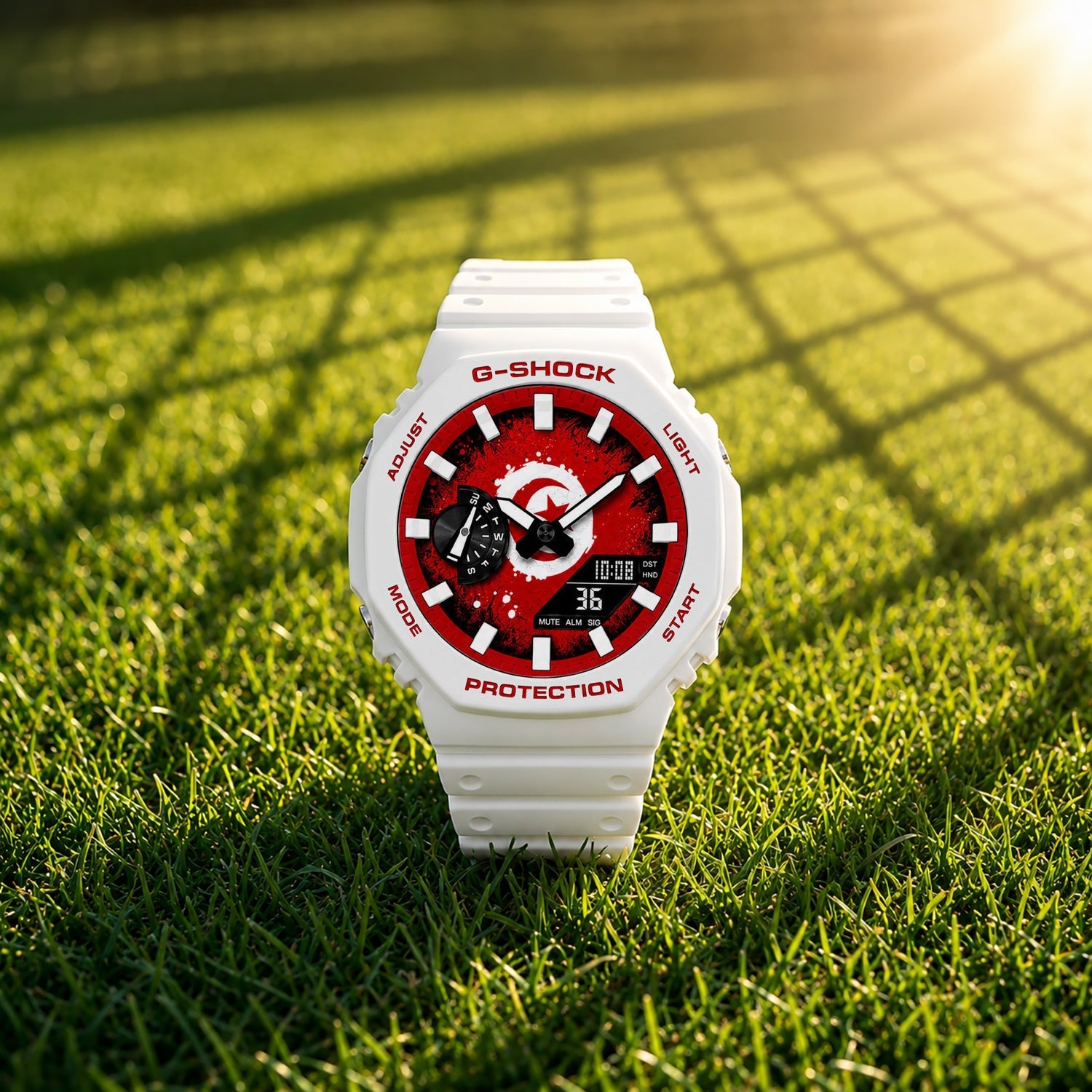 Casio G-Shock Tunisia national flag watch by IFL Watches