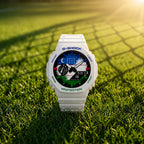 Custom Uzbekistan flag G-Shock wristwatch by IFL Watches