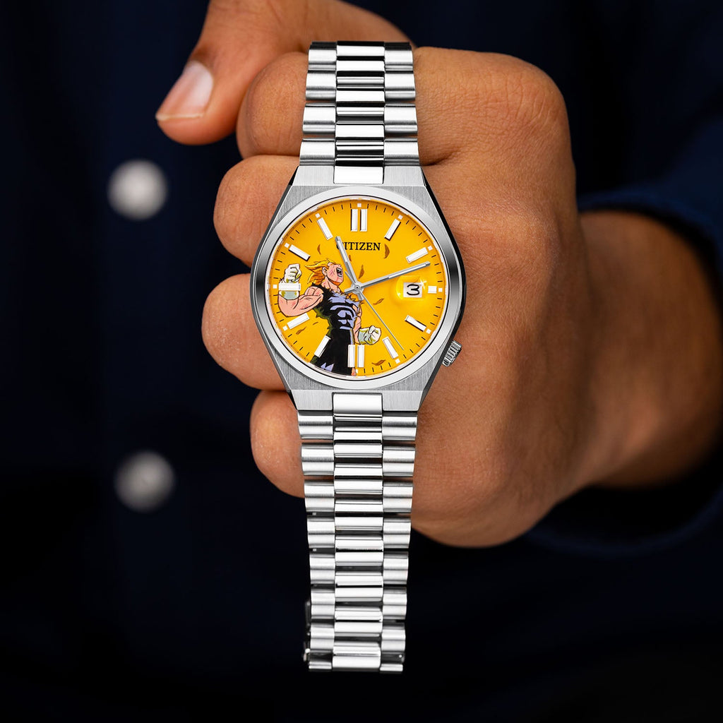 Final Atonement Concept – Hand-customized Citizen Tsuyosa Automatic featuring anime warrior artwork, a bespoke timepiece by IFL Watches