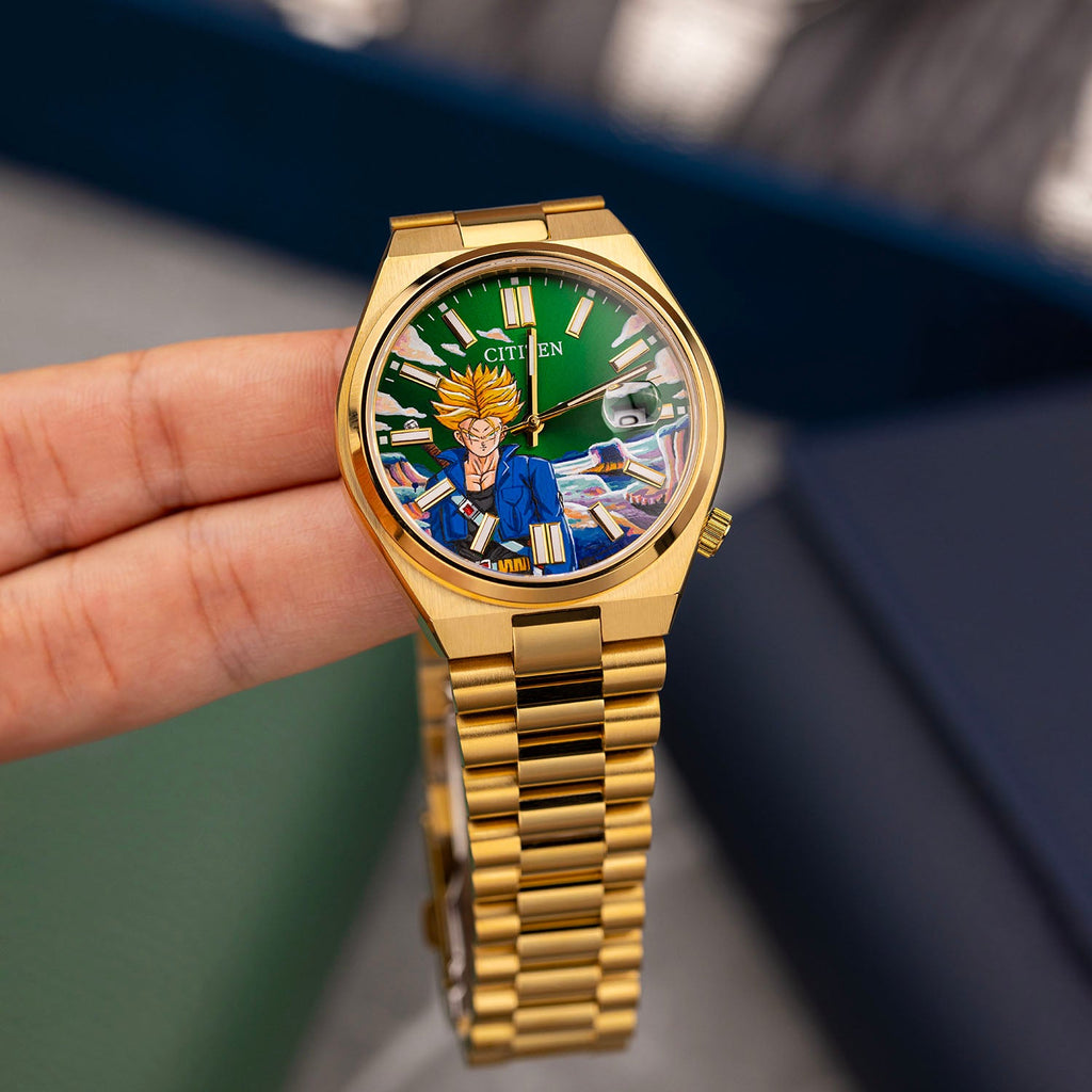 Future Fury Concept – Hand-painted custom Citizen Tsuyosa Automatic featuring next-generation anime warrior artwork, a bespoke timepiece by IFL Watches