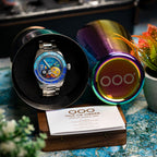 Out of Order Shaker Happy Hour — Presented in the brand's travel case with the international warranty booklet, customized limited edition by IFL Watches