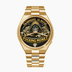 Where Is My Money – Hand-painted custom Citizen Tsuyosa Automatic featuring guardian and diamond artwork, a bespoke timepiece