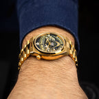 Where Is My Money – Hand-painted custom Citizen Tsuyosa Automatic featuring guardian and diamond artwork, a bespoke timepiece