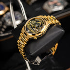 Where Is My Money – Hand-painted custom Citizen Tsuyosa Automatic featuring guardian and diamond artwork, a bespoke timepiece