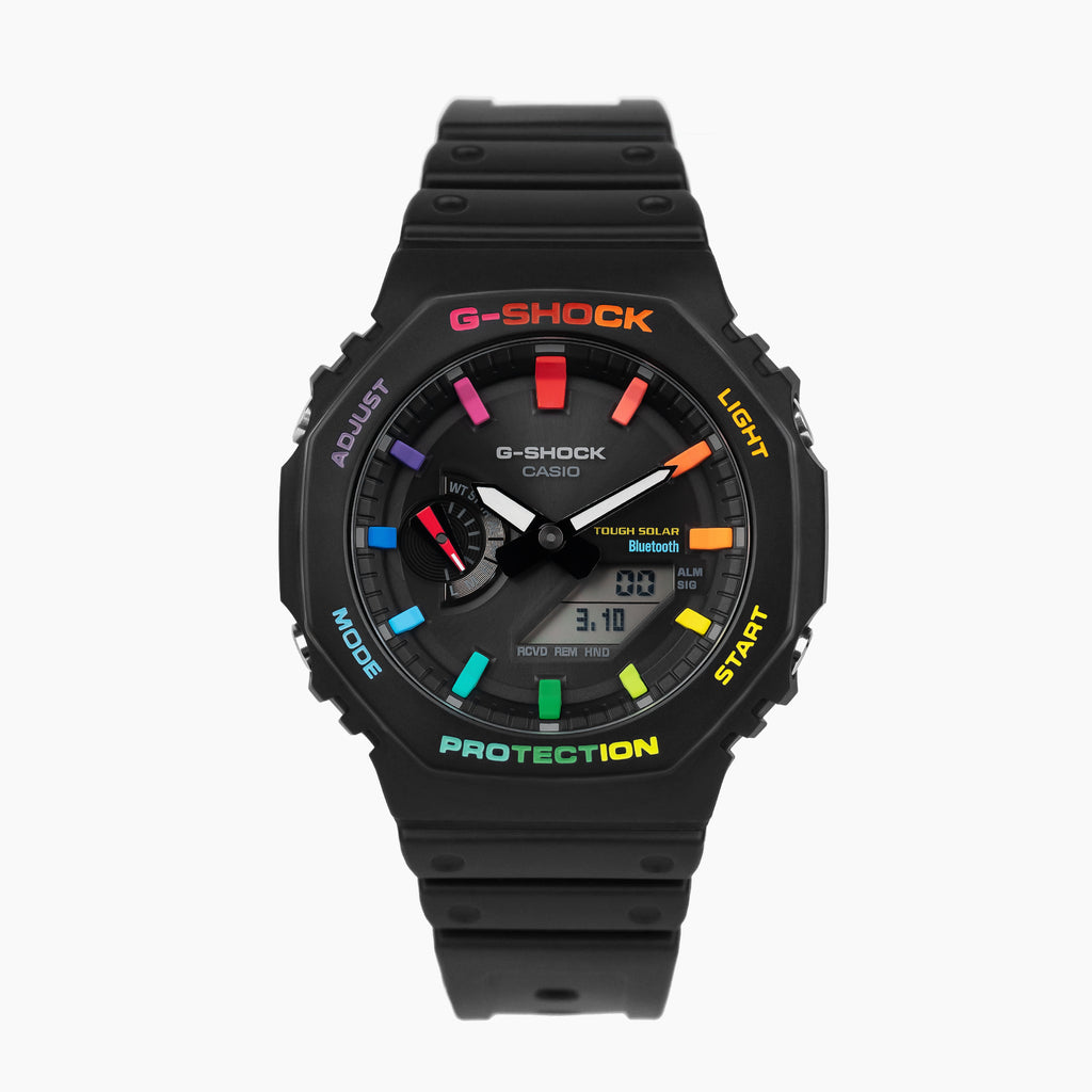 G-Shock CasiOak Black Rainbow