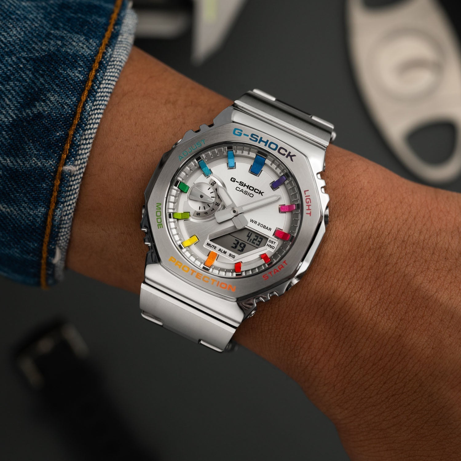 G-Shock CasiOak Full Metal Rainbow – IFL Watches
