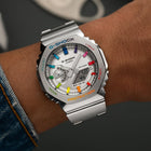 Hand-Painted G-Shock CasiOak Full Metal Rainbow by IFL Watches