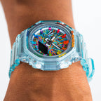 G-Shock CasiOak Cerulean Swirl