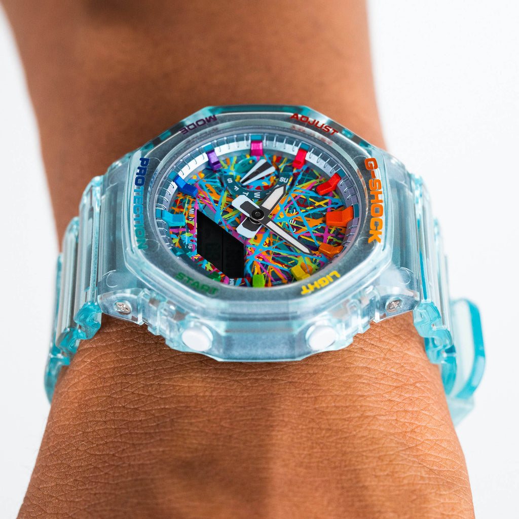 G-Shock CasiOak Cerulean Swirl