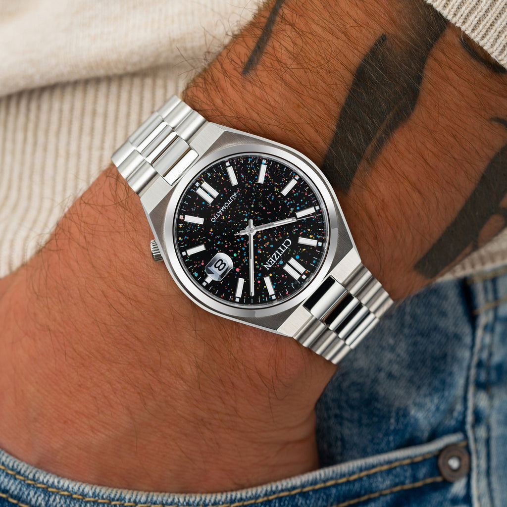Tsuyosa Galaxy Concept on Citizen Tsuyosa Automatic Black Dial Limited Edition