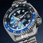 Gravity Concept – customized limited edition Seiko 5 Sports GMT with Hand-Painted Astronaut Dial Artwork