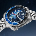 Gravity Concept – customized limited edition Seiko 5 Sports GMT with Hand-Painted Astronaut Dial Artwork