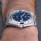 Limited edition Interstellar Concept featuring custom celestial hand-painted dial on the Tissot PRX Powermatic 80 by IFL Watches.